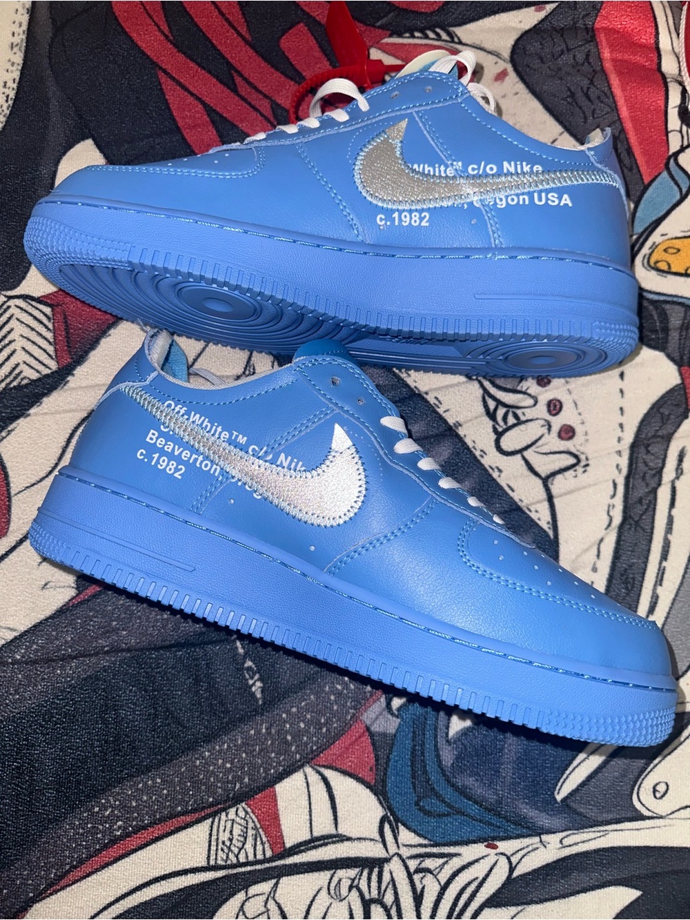 Off white air force one university blue - Picture 4 of 4